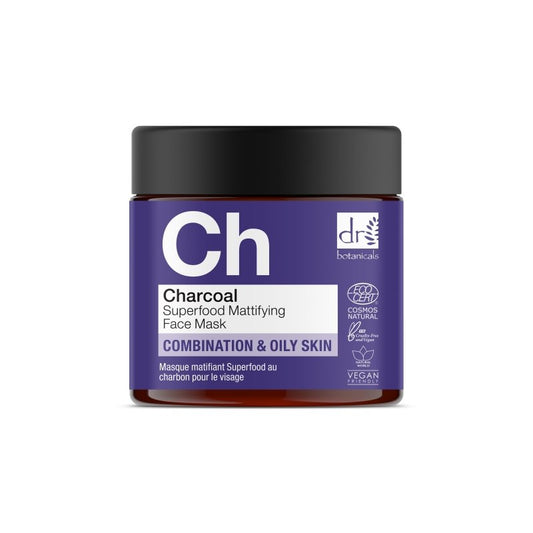 Charcoal Superfood Mattifying Face Mask 60ml - Mask - Faithful Nutrition
