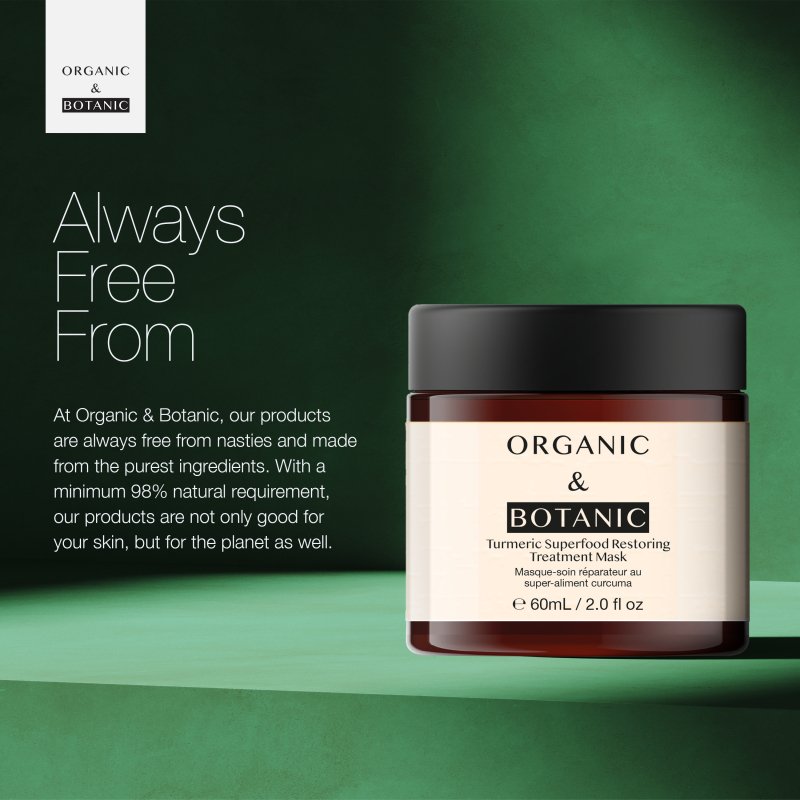 Turmeric Superfood Restoring Treatment Mask 60ml - Mask - Faithful Nutrition