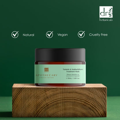 Tumeric & Seabuckthorn Treatment Mask 50ml - Mask - Faithful Nutrition