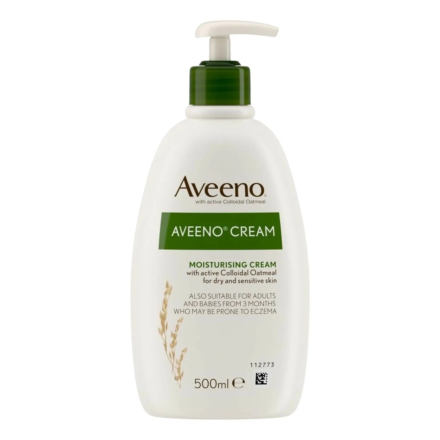 Aveeno Cream: Packed Full of Oats - 500 ml - Moisturise - Faithful Nutrition