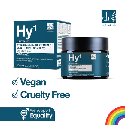 Hyaluronic Acid 1% & Vitamin C 1% & Skin Firming Complex 1% Day Moisturiser 60ml - Moisturiser - Faithful Nutrition