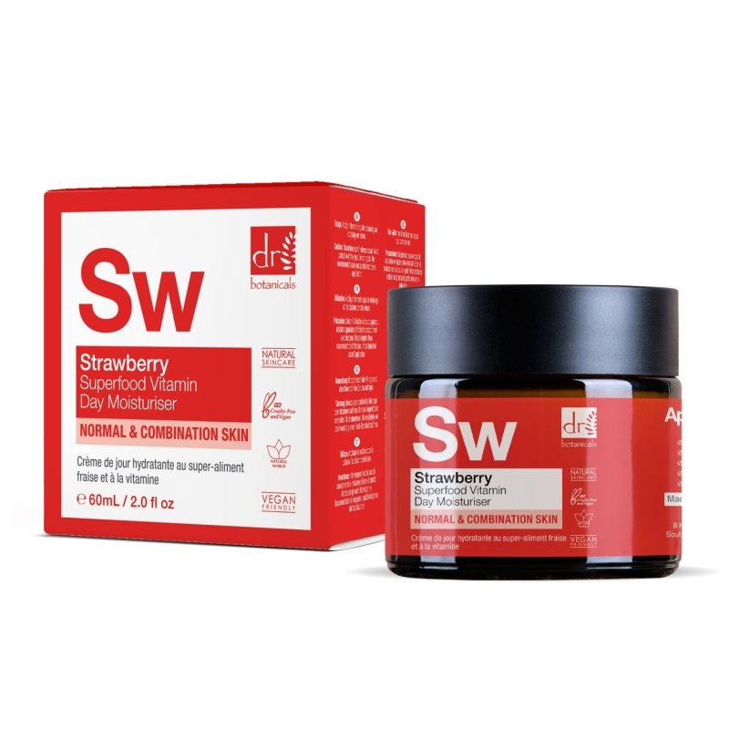 Strawberry Superfood Vitamin C Day Moisturiser 60ml - Moisturiser - Faithful Nutrition