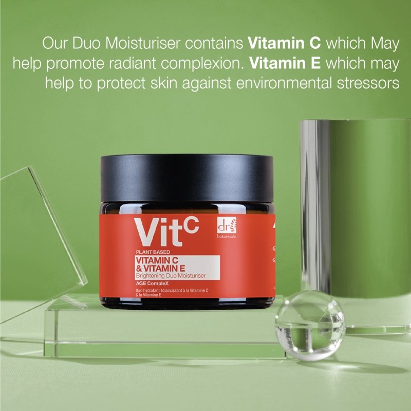 Vitamin C 1% & Vitamin E Brightening Duo Moisturiser 60ml - Moisturiser - Faithful Nutrition