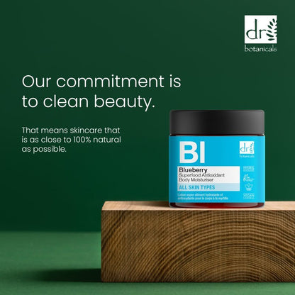 Blueberry Superfood Antioxidant Body Moisturiser 60ml - Moisturiser - Faithful Nutrition