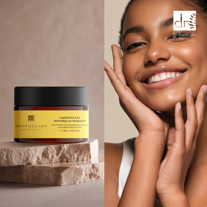 Dr Botanicals Grapefruit & Kiwi Refreshing Eye Moisturiser 15ml - Moisturiser - Faithful Nutrition