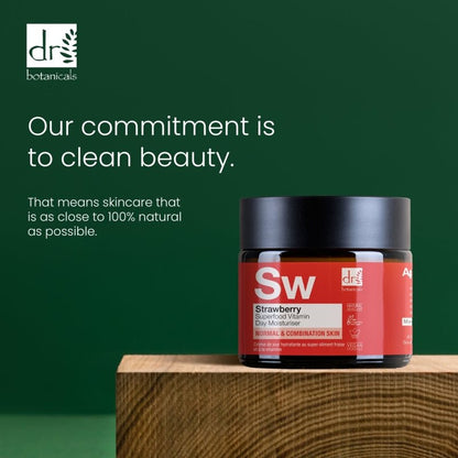Strawberry Superfood Vitamin C Day Moisturiser 60ml - Moisturiser - Faithful Nutrition