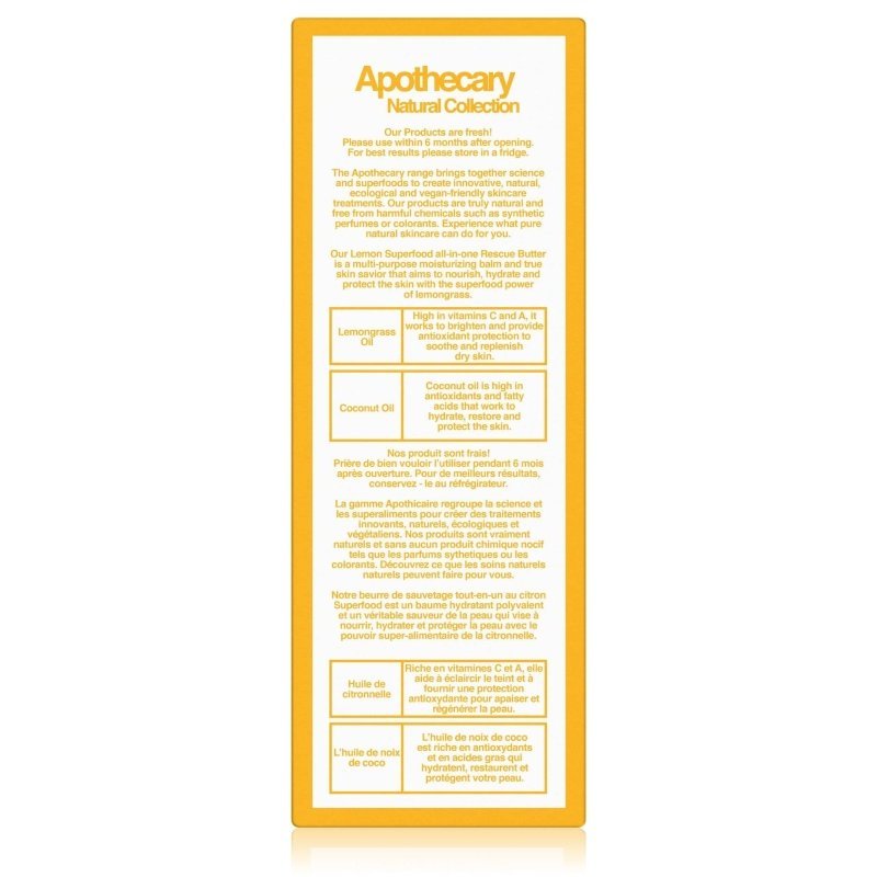 Lemon Superfood All - In - One Rescue Butter 50ml - Moisturiser - Faithful Nutrition