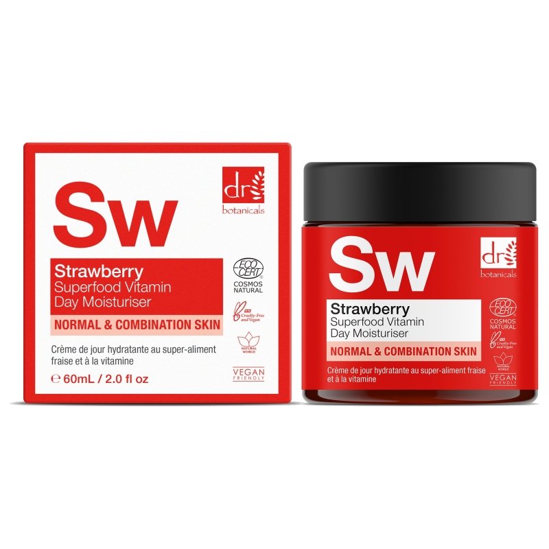 Strawberry Superfood Vitamin C Day Moisturiser 60ml - Moisturiser - Faithful Nutrition