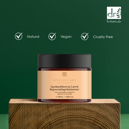 Sea Buckthorn & Carrot Rejuvenating Moisturiser 50ml - Moisturiser - Faithful Nutrition