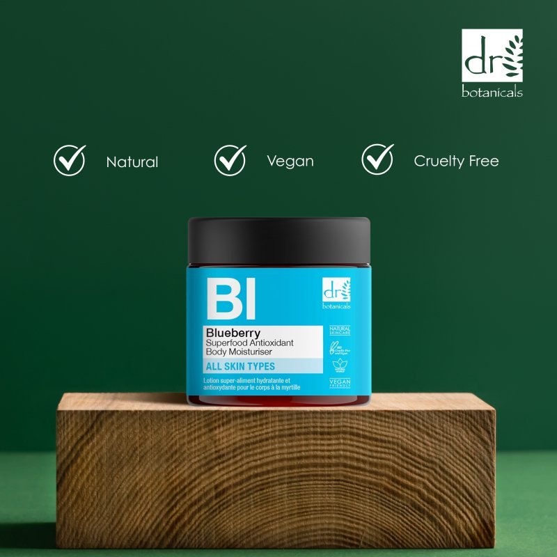 Blueberry Superfood Antioxidant Body Moisturiser 60ml - Moisturiser - Faithful Nutrition