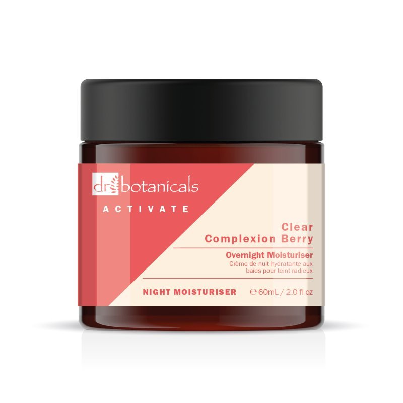 Activate Clear Complexion Berry Overnight Moisturiser 60ml - Moisturiser - Faithful Nutrition