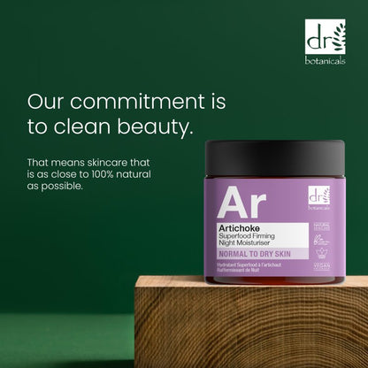 Artichoke Superfood Firming Night Moisturiser 60ml - Moisturiser - Faithful Nutrition