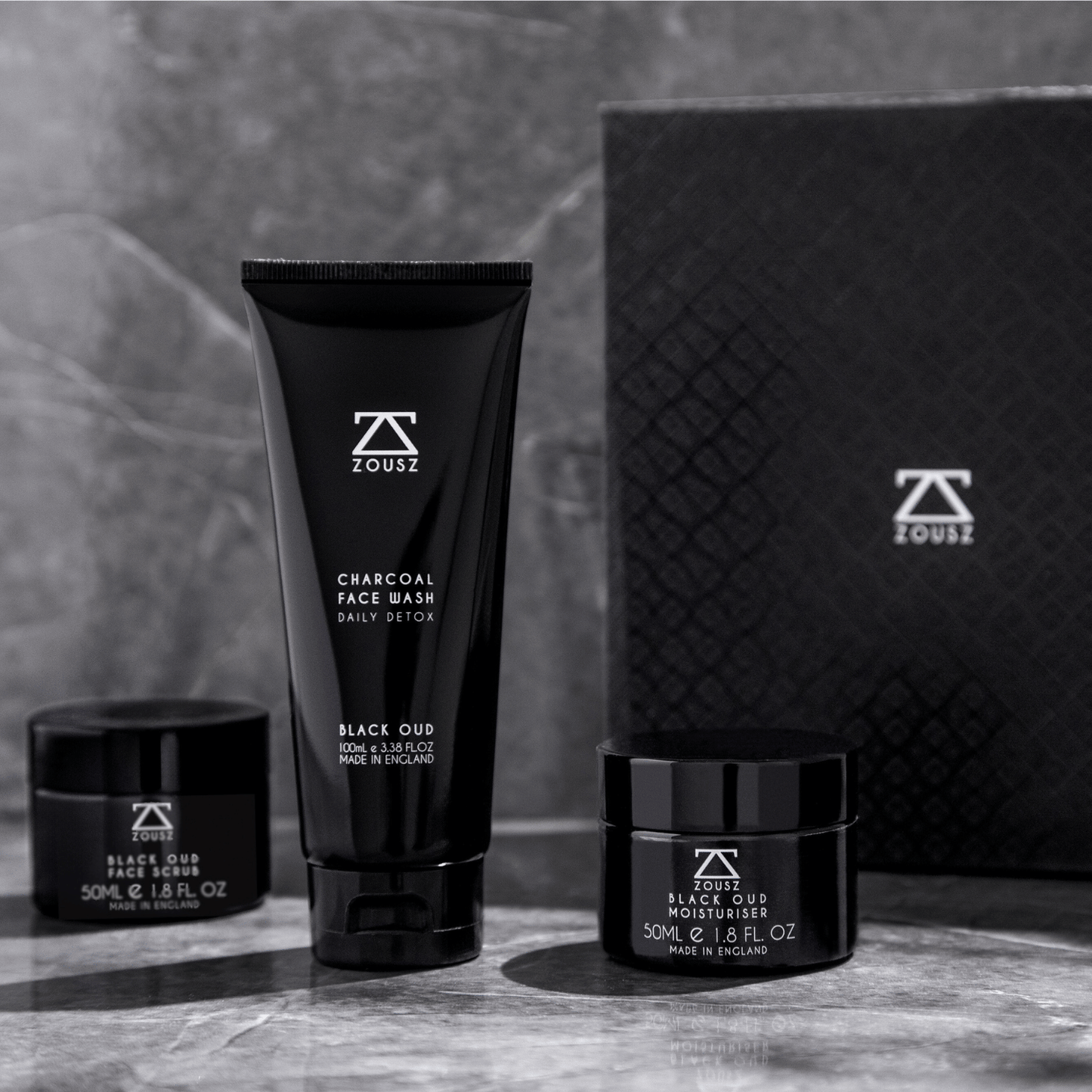 Black Oud Men's Face Care Set - Set - Faithful Nutrition