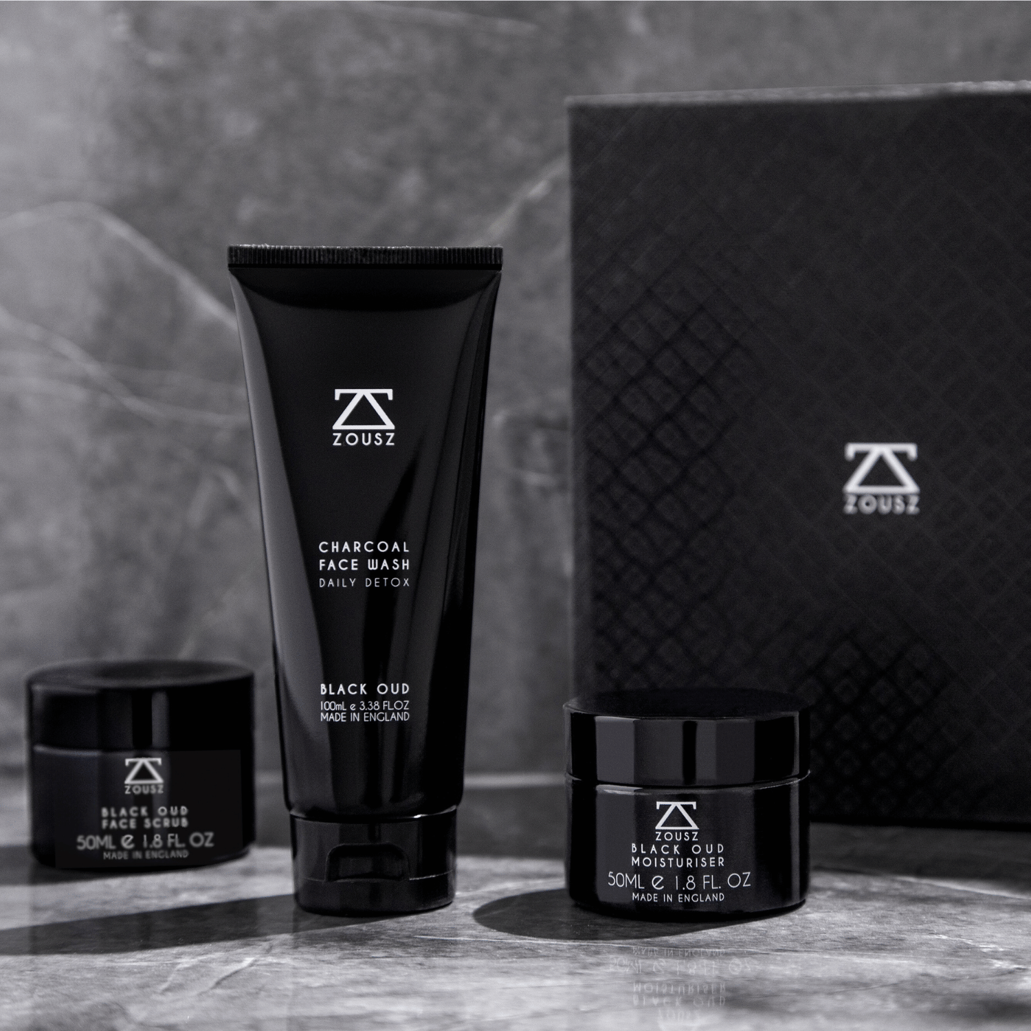 Black Oud Men's Face Care Set - Set - Faithful Nutrition