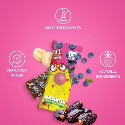 16x Kids Bubble gum bar 25g - Snack - Faithful Nutrition