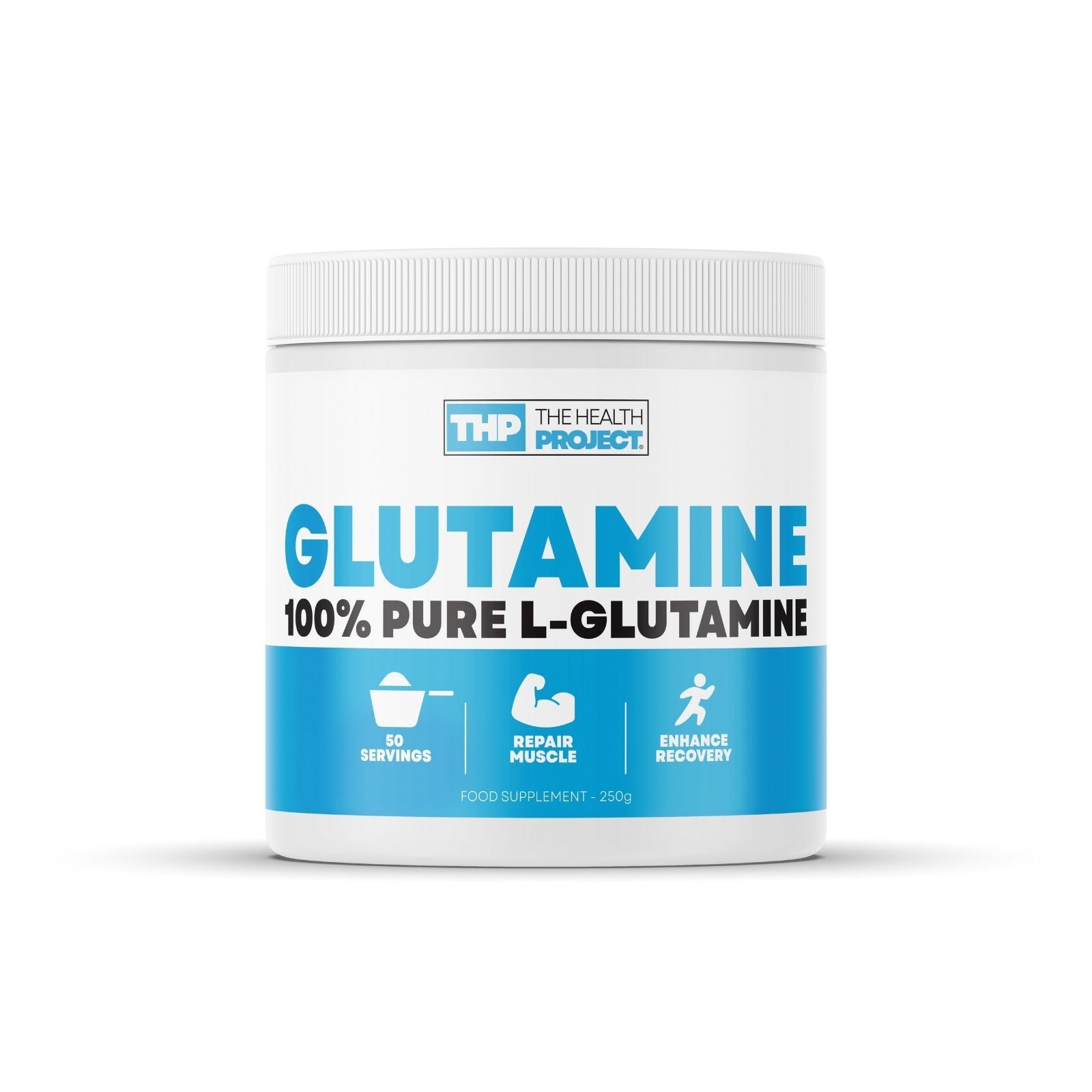 The Health Project L - Glutamine 250g - Sports Supplements - Faithful Nutrition
