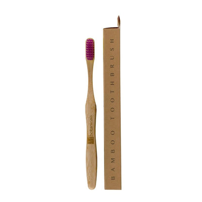 Bamboo Toothbrush Purple - Teeth Whitening - Faithful Nutrition