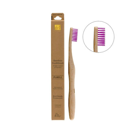 Bamboo Toothbrush Purple - Teeth Whitening - Faithful Nutrition
